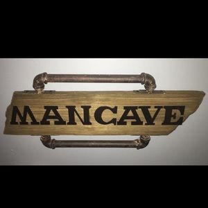 MANCAVE sign/ wall decor/ Bar decor